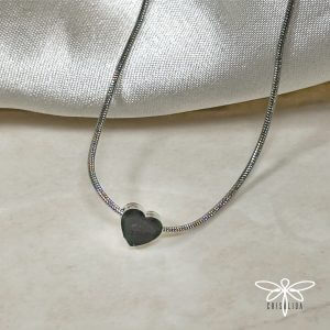 Collar dije mini corazón