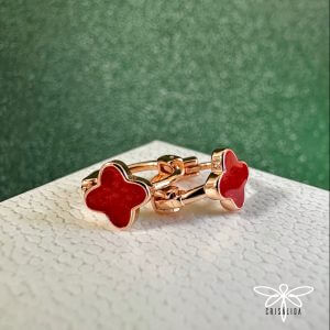 Argollas estilo Van Cleef