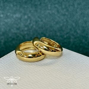 Argollas lisas medianas