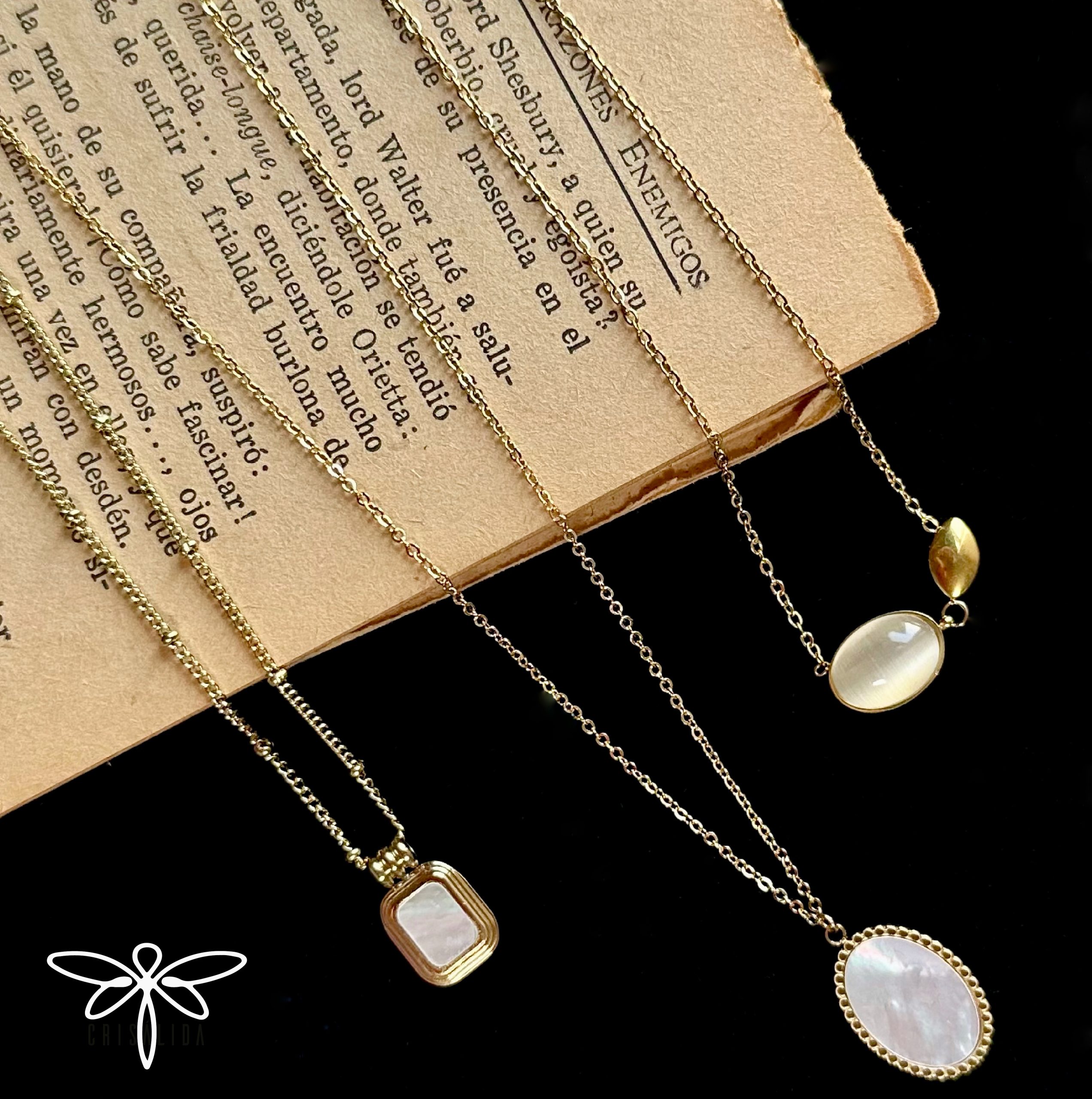 Collar rectangular tornasol - Imagen 2