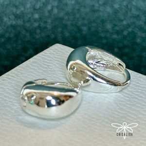 Argollas lisas mini chunky