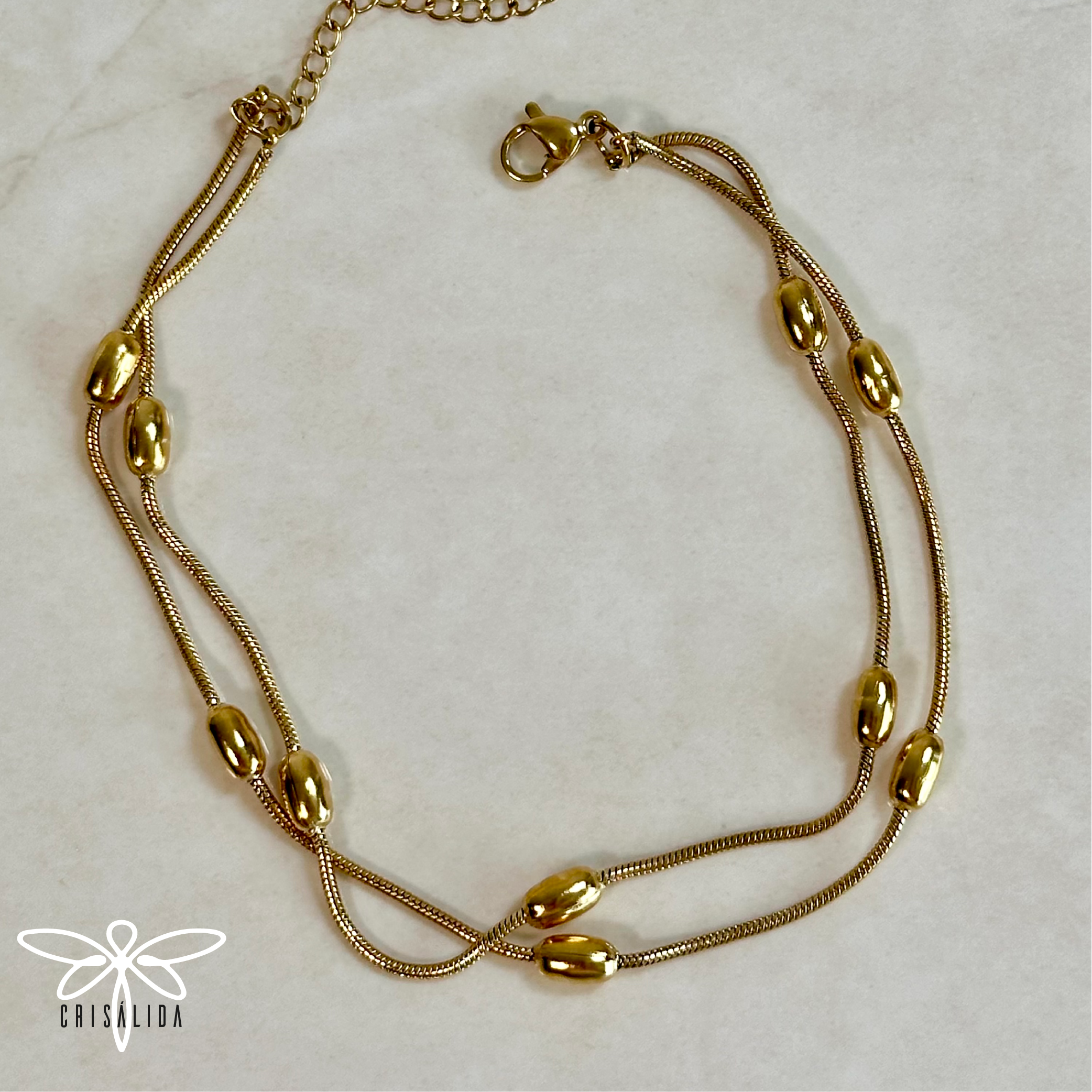 Manilla doble con pepitas