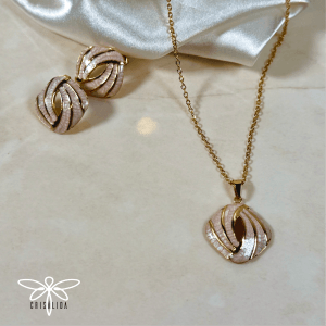 Juego espiral suave rosa