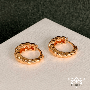 Argollas doradas crossaint